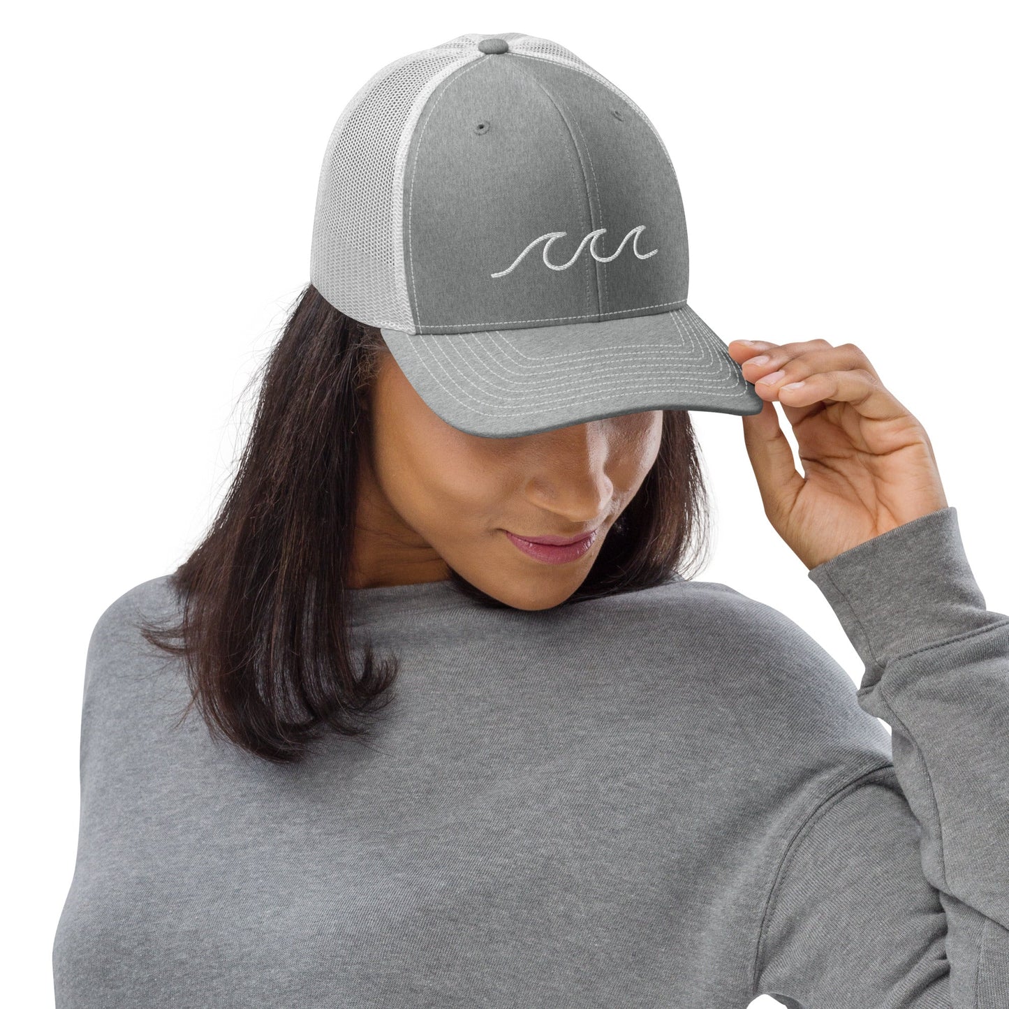 Waves embroidered trucker hat (Elkford only)