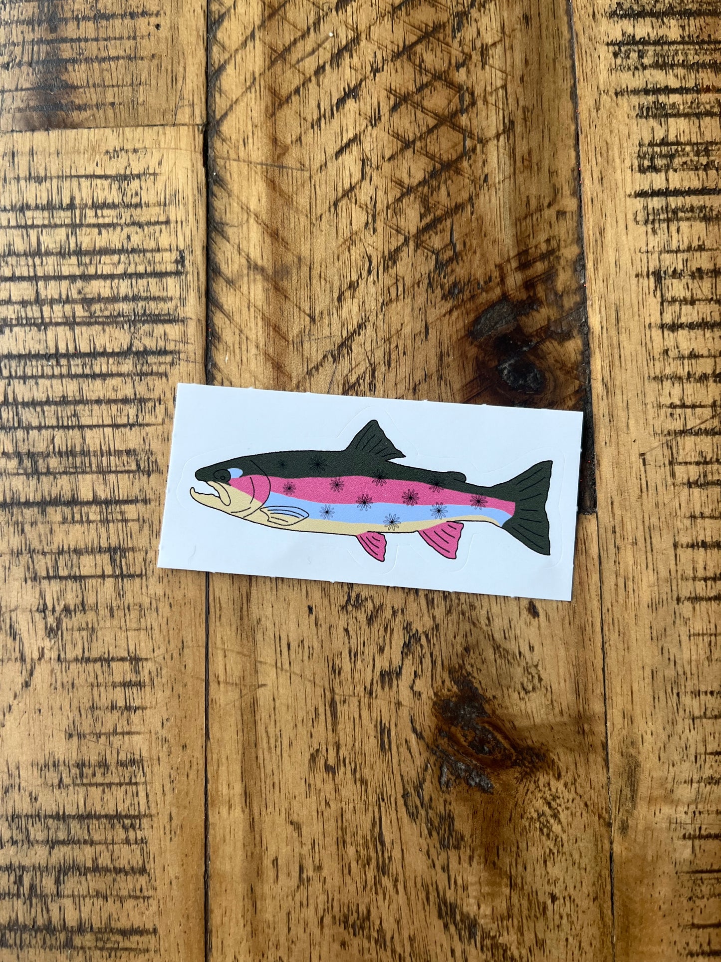 Rainbow trout sticker (Elkford only)