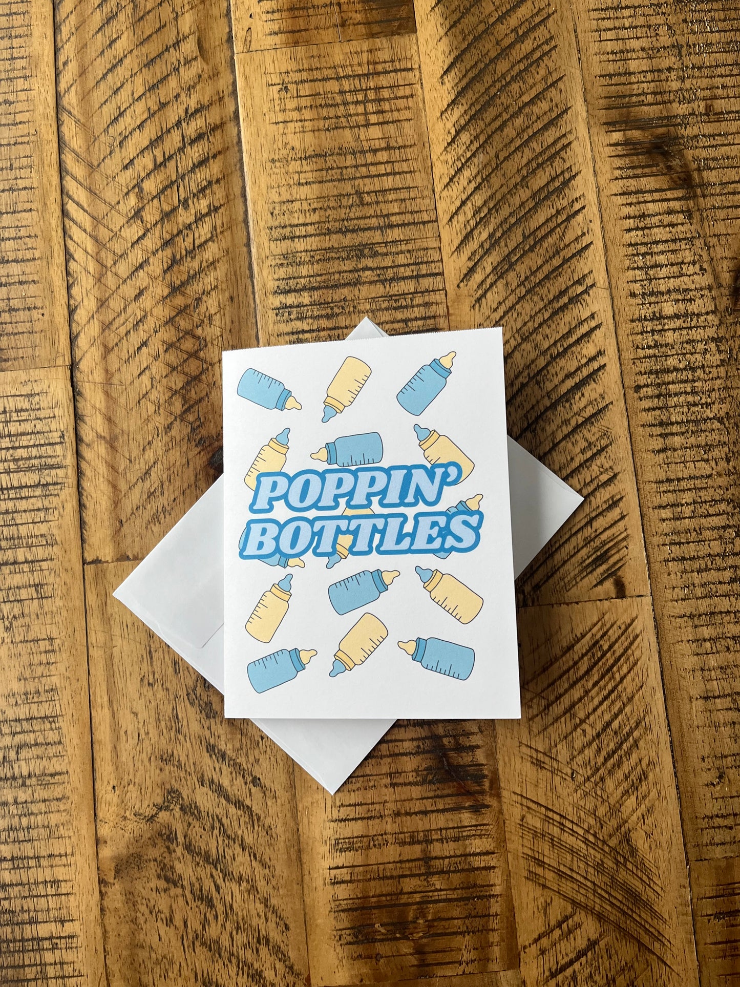 Blue poppin bottles card (Elkford only)