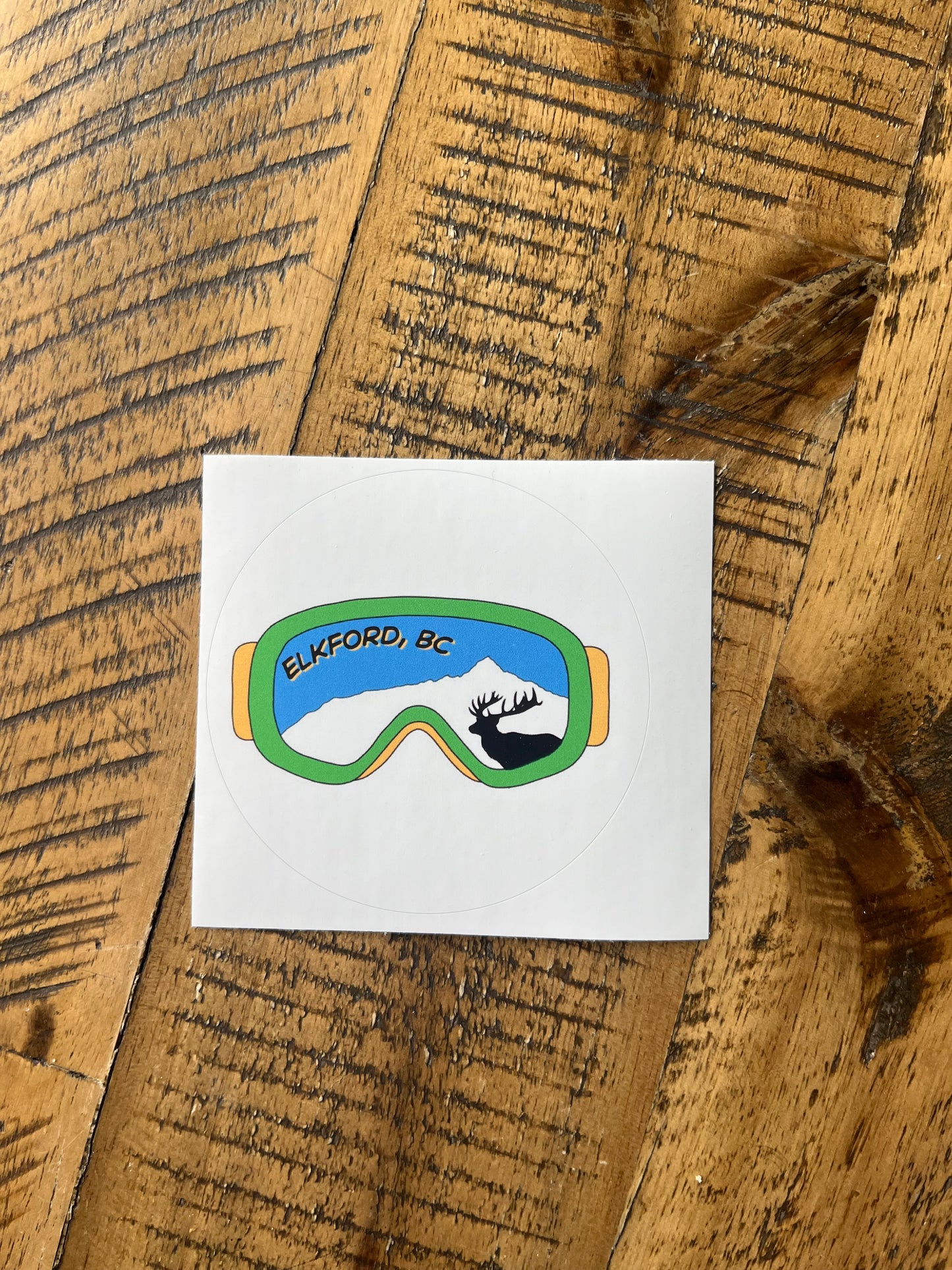 Elkford Ski Sticker (Elkford only)