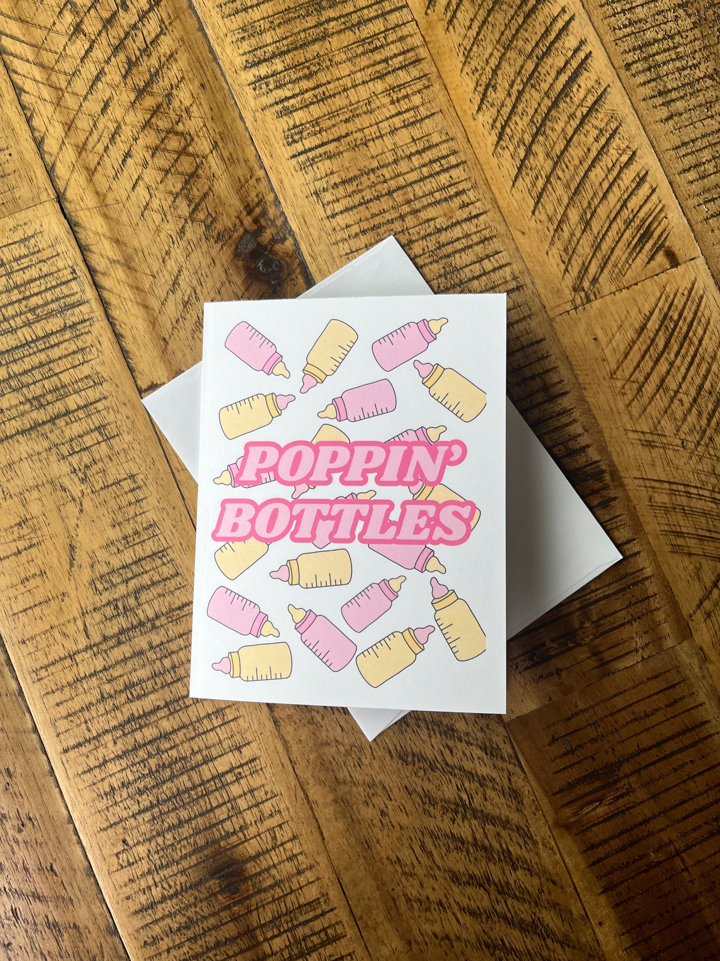 Poppin bottles card (Elkford only)