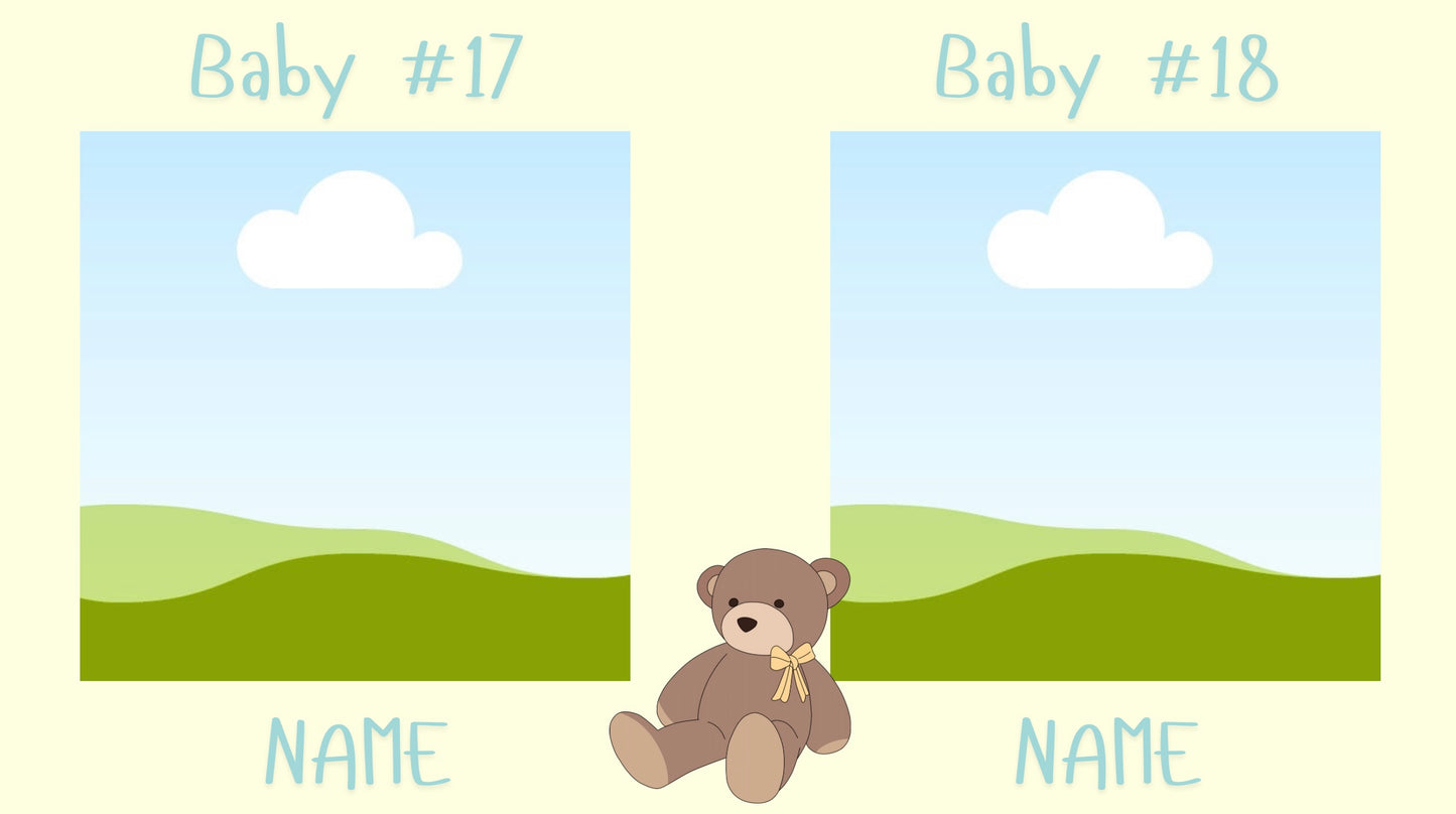 Guess Who Baby Shower Game Digital Download