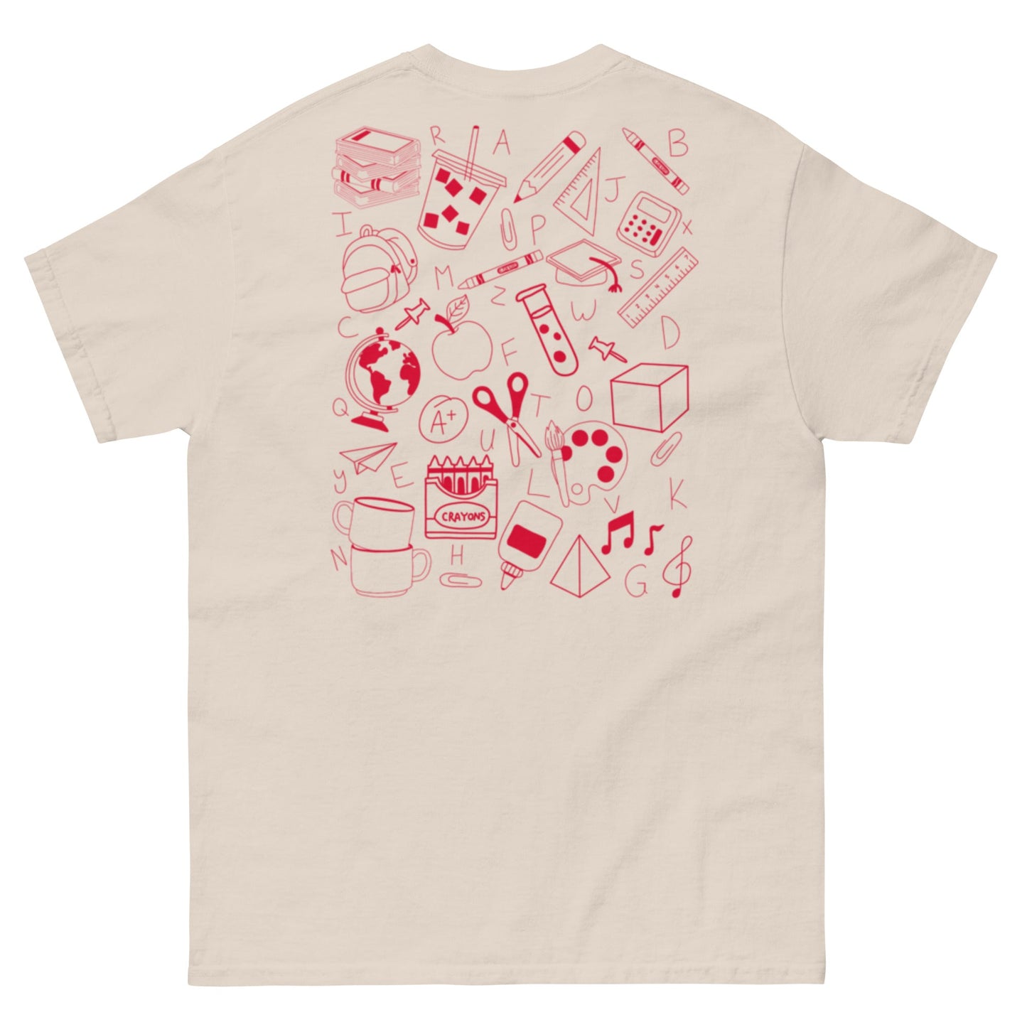 Teacher doodle unisex classic tee (Elkford only)