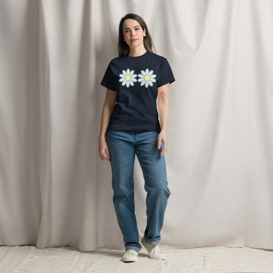 Double Daisy unisex Classic Tee (Elkford only)