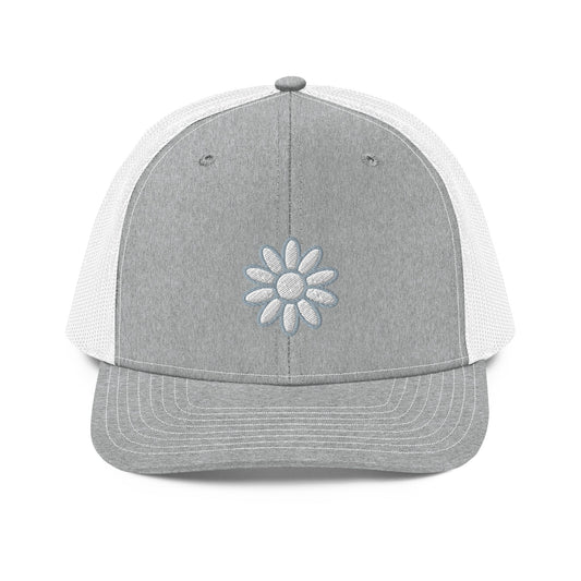Faded embroidered Daisy trucker hat (Elkford only)