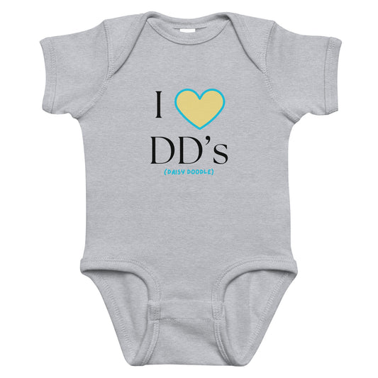 I heart DD’s infant bodysuit (Elkford only)