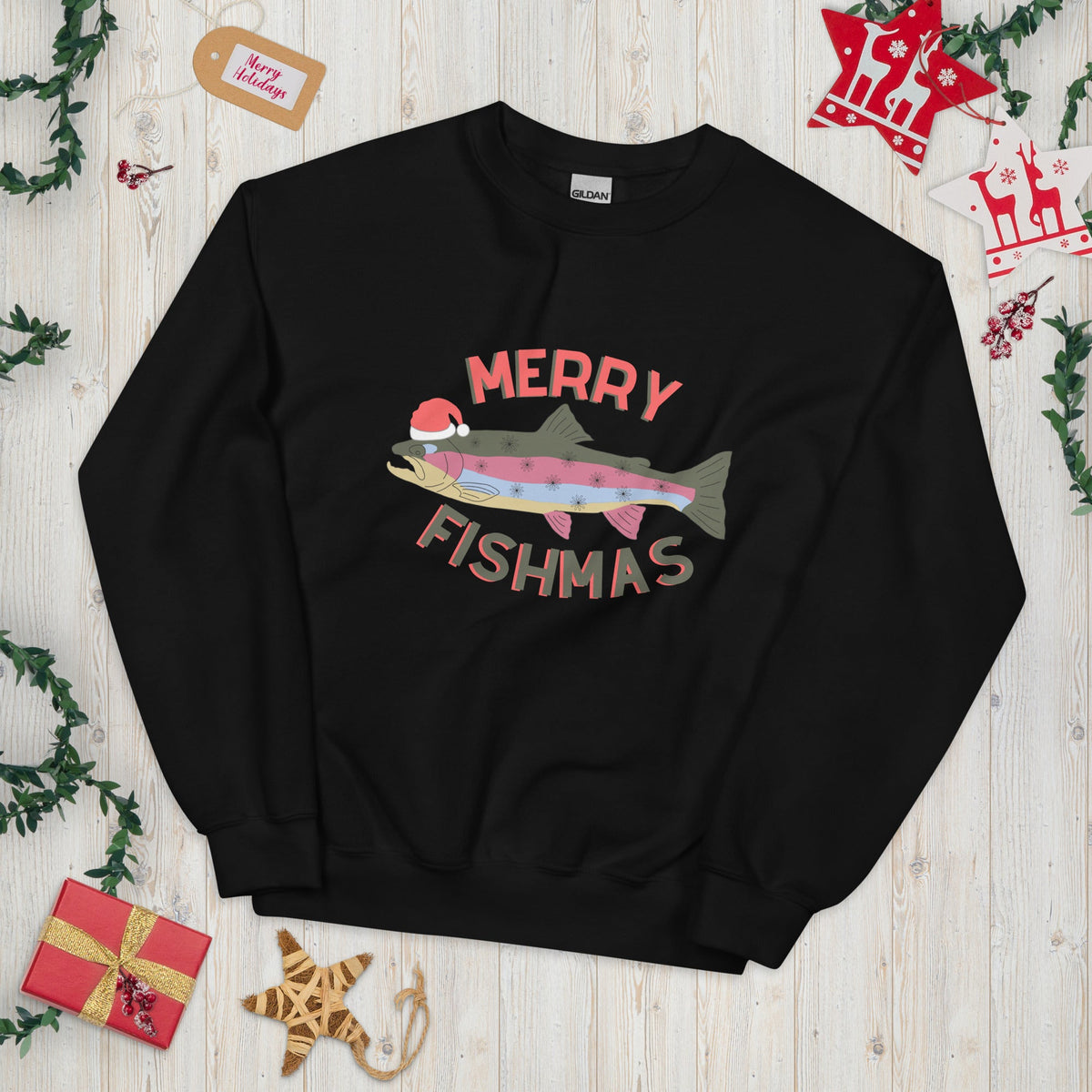 Merry Fishmas Crewneck (Elkford only)