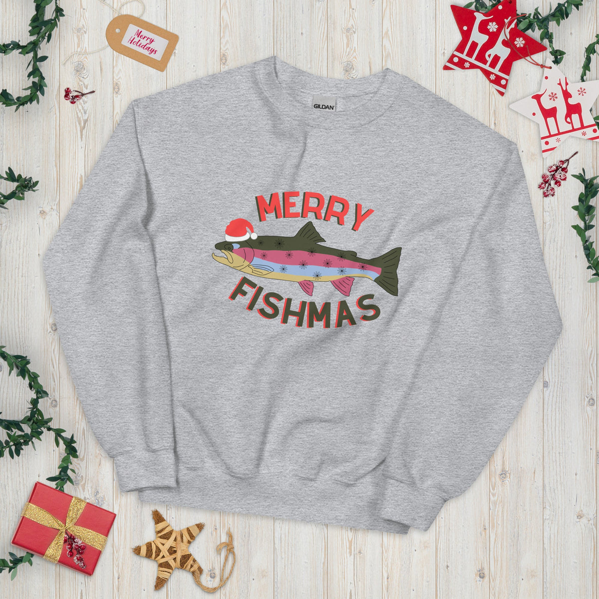 Merry Fishmas Crewneck (Elkford only)