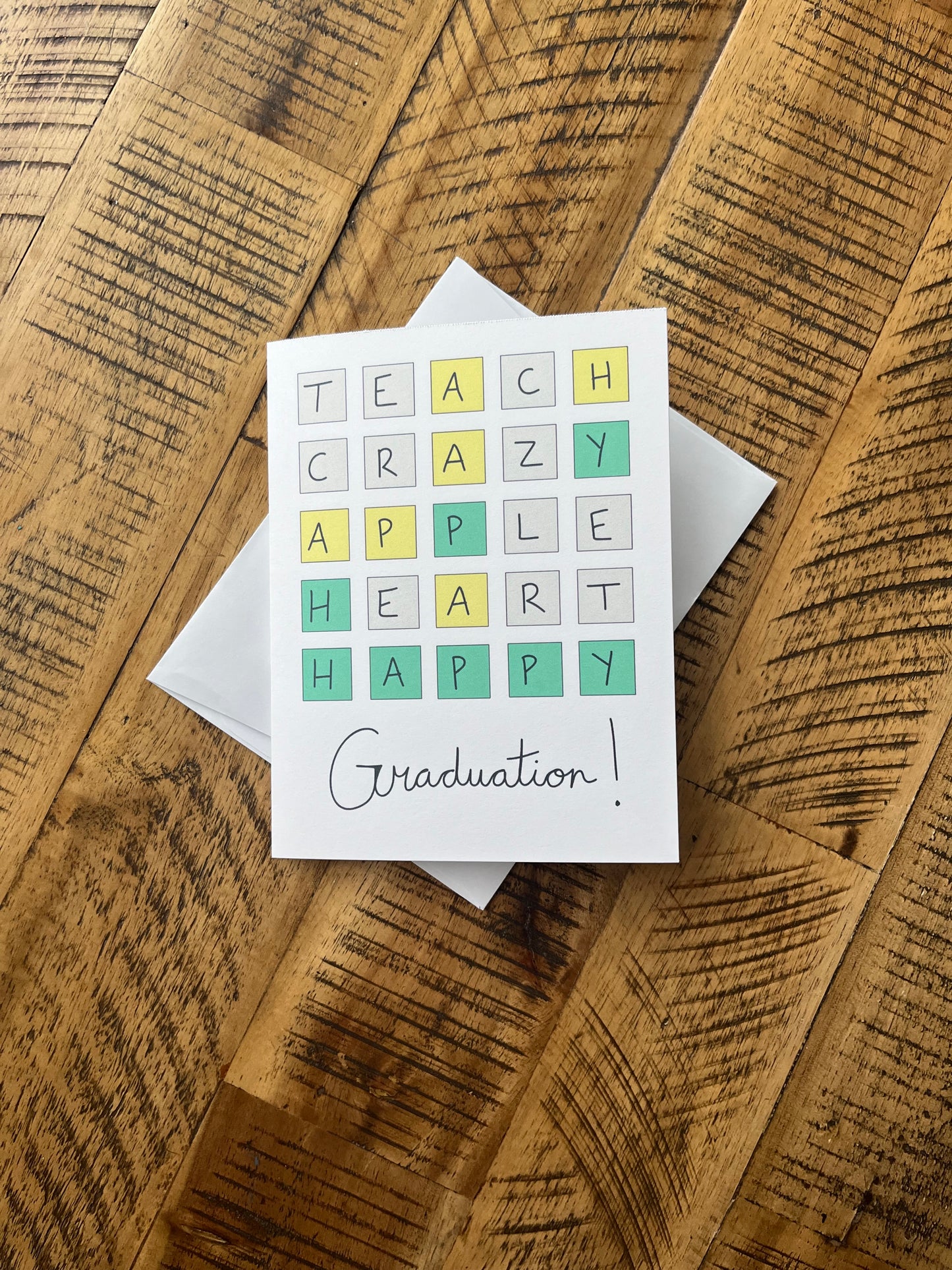 Teacher graduation card (Elkford only)