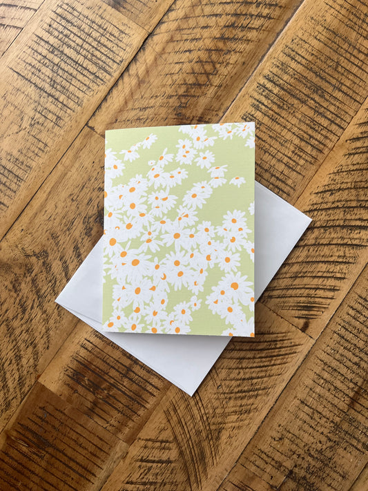 Field of daisies card (Elkford only)