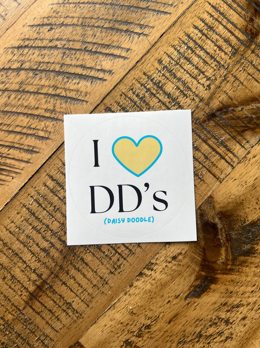 I 💛 DDs sticker (Elkford only)